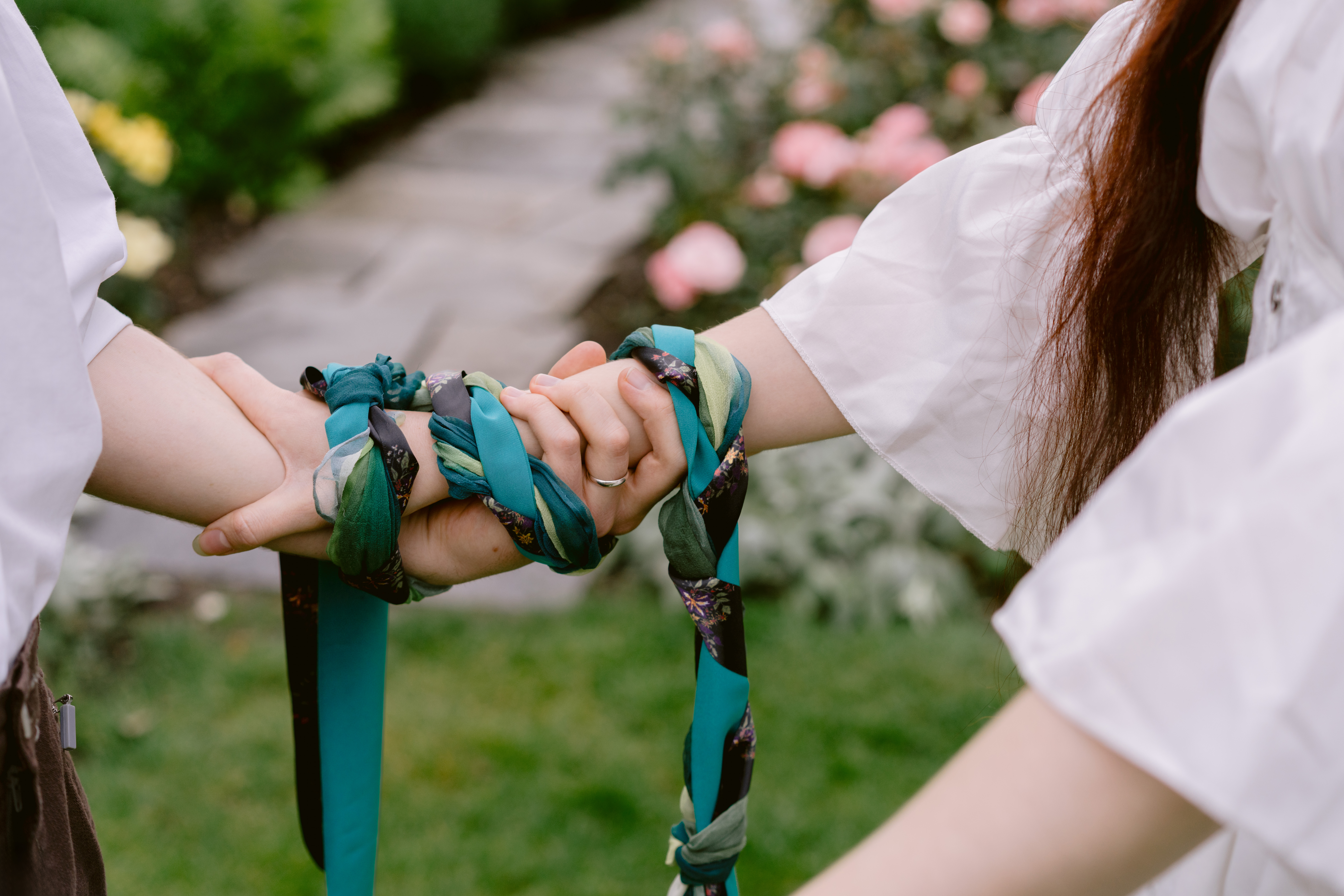 A Handfasting Ceremony in the Heart of Switzerland: Servane and Justin's Love Story