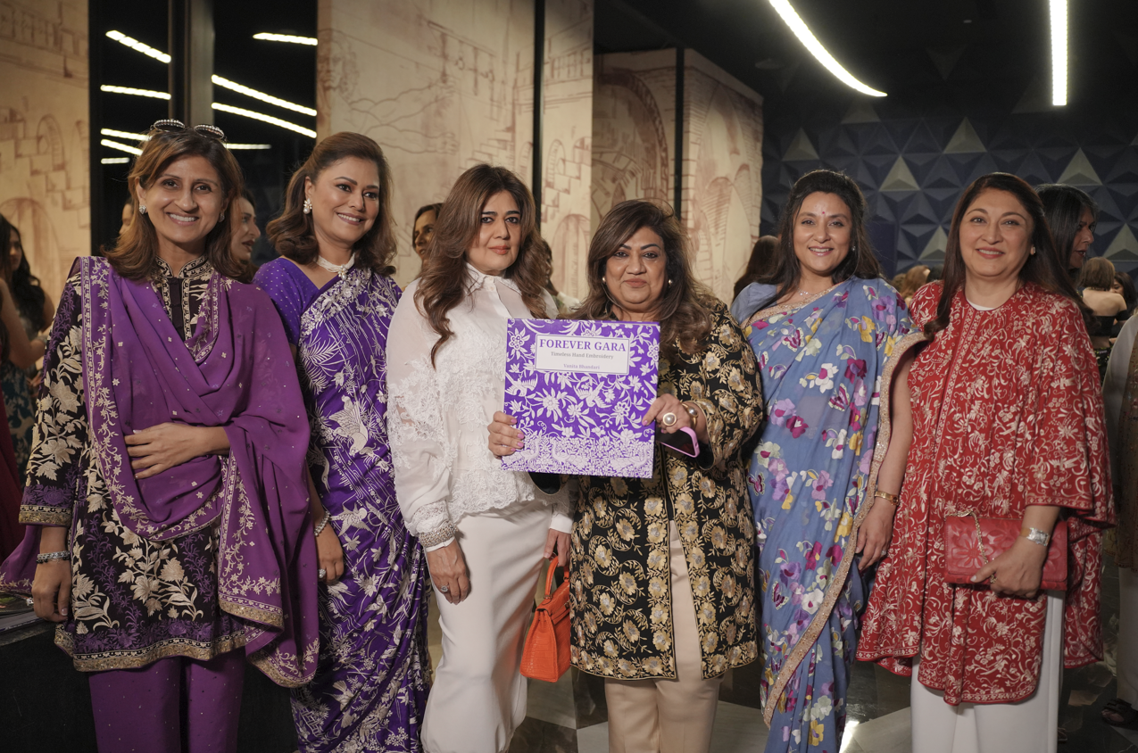 A Stitch Through Time: Vanita Bhandari Presents Forever Gara, A Coffee Table Book on the Legacy of Parsi Gara Embroidery